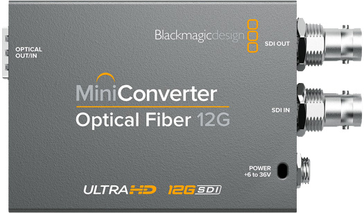 Visuel Fiche complète : BlackMagicDesign Mini Converter Optical Fiber 12G